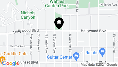 Map of 7560 Hollywood Blvd Unit: 403, Los Angeles CA, 90046