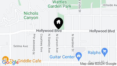 Map of 7576 Hollywood BLVD, LOS ANGELES CA, 90046