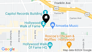 Map of 6253 Hollywood Blvd Unit: 1202, Los Angeles CA, 90028