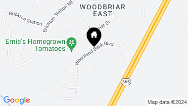 Map of 4316 Woodland Bank Boulevard, Buford GA, 30518