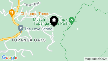Map of 20711 Hillside Dr, Topanga CA, 90290