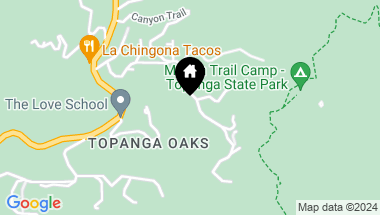 Map of 20756 Hillside Drive, Topanga CA, 90290