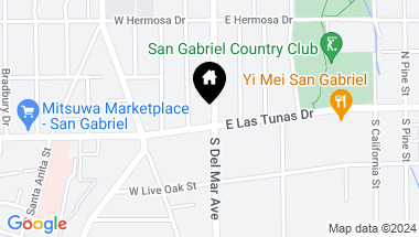 Map of 101 111 W Las Tunas Drive, San Gabriel CA, 91776