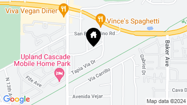 Map of 8205 Rancheria Drive, Rancho Cucamonga CA, 91730