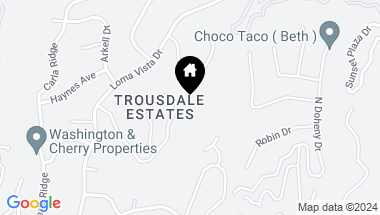 Map of 340 Trousdale Place, Beverly Hills CA, 90210