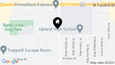 Map of 130 S Mountain Avenue M, Upland CA, 91786