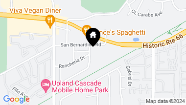 Map of 8231 Tapia Via Drive, Rancho Cucamonga CA, 91730