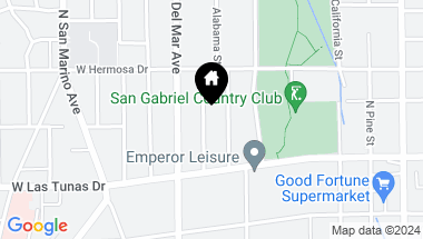 Map of 140 Cresta Avenue, San Gabriel CA, 91775