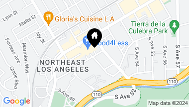 Map of 5103 E Echo Street, Los Angeles CA, 90042