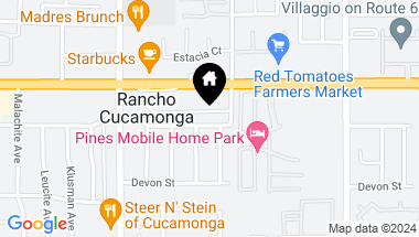 Map of 9862 Hampshire Street, Rancho Cucamonga CA, 91730