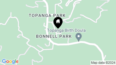 Map of 1445 Bonnell Dr, Topanga CA, 90290