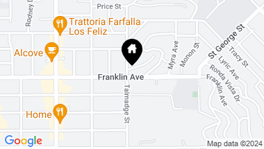 Map of 4253 Franklin AVE, LOS ANGELES CA, 90027