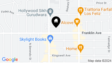 Map of 4631 Franklin Ave, Los Angeles CA, 90027