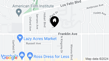 Map of 5231 Franklin Ave, Los Angeles CA, 90027