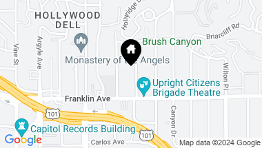Map of 1943 Tamarind Ave Unit: 102, Los Angeles CA, 90068