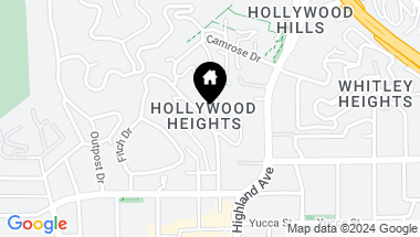 Map of 1960 Hillcrest Rd, Los Angeles CA, 90068