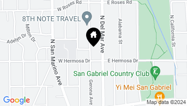 Map of 310 Gerona Avenue, San Gabriel CA, 91775