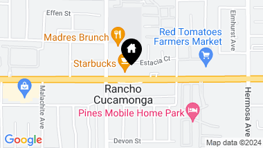 Map of 9770 Foothill Boulevard, Rancho Cucamonga CA, 91730