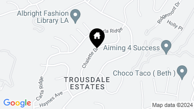 Map of 551 Chalette Drive, Beverly Hills CA, 90210