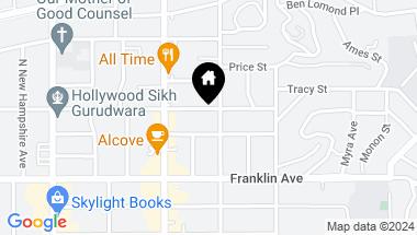 Map of 4412 Finley Ave, Los Angeles CA, 90027