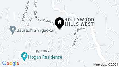Map of 8360 W UTICA DR, HOLLYWOOD HILLS CA, 90046