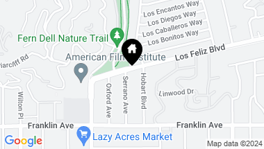 Map of 5370 Los Feliz Boulevard, Los Angeles CA, 90027