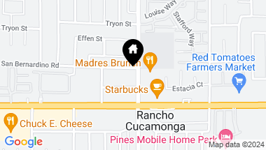 Map of 8008 Archibald Avenue, Rancho Cucamonga CA, 91730