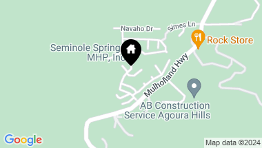 Map of 30473 Mulholland Hwy SPC 114, AGOURA HILLS CA, 91301