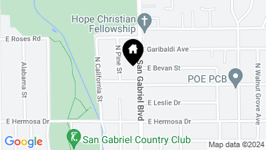 Map of 411 N San Gabriel Boulevard, San Gabriel CA, 91775