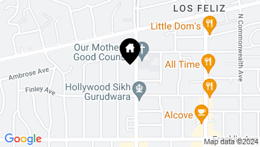 Map of 2041 N Vermont Ave, Los Angeles CA, 90027