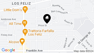 Map of 4312 Price ST, LOS ANGELES CA, 90027