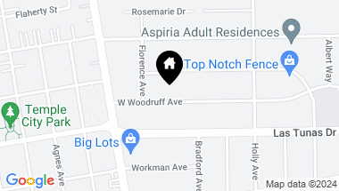 Map of 511 W Woodruff Avenue, Arcadia CA, 91007