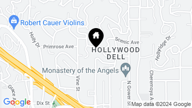 Map of 2122 Alcyona Dr, Los Angeles CA, 90068
