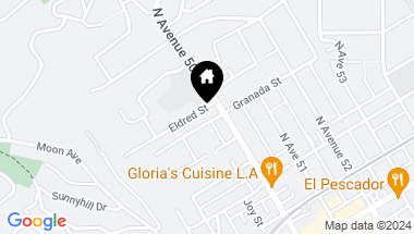 Map of 4943 Granada Street, Los Angeles CA, 90042