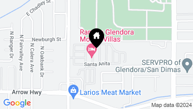Map of 1630 Barranca Ave 144, Glendora CA, 91740