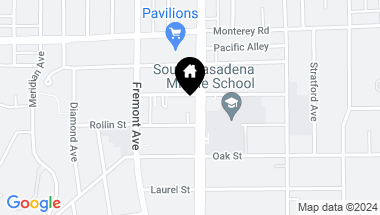 Map of 1411 Fair Oaks Avenue, South Pasadena CA, 91030