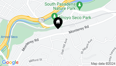 Map of 80 Monterey Road, South Pasadena CA, 91030