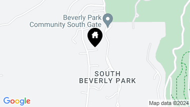 Map of 9774 Millboro Pl, Beverly Hills CA, 90210
