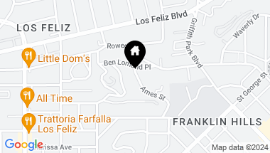 Map of 2125 Ames Street, Los Angeles CA, 90027