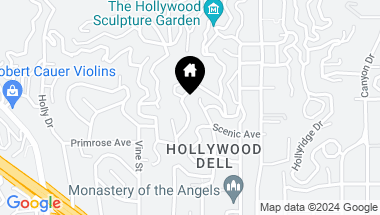 Map of 6210 Temple Hill Dr, Los Angeles CA, 90068