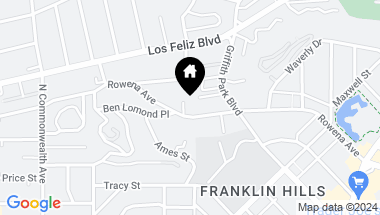 Map of 3359 ROWENA Avenue, Los Angeles CA, 90027