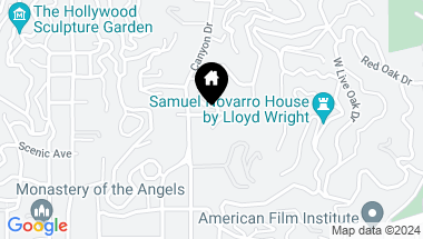 Map of 2250 Bronson Hill Dr, Los Angeles CA, 90068