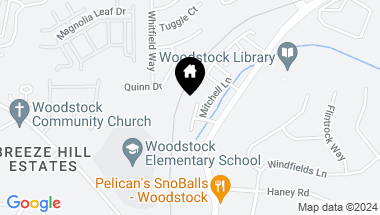 Map of 201 Short Street, Woodstock GA, 30188