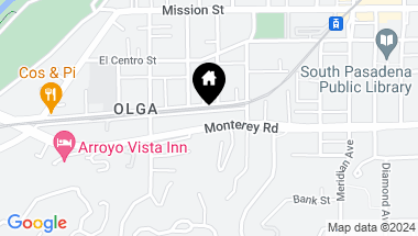 Map of 654 Monterey Road, South Pasadena CA, 91030