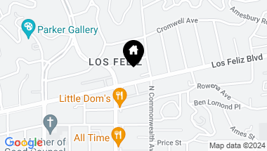 Map of 4411 Los Feliz BLVD Unit: 100, LOS ANGELES CA, 90027