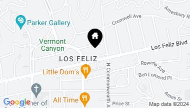 Map of 4411 Los Feliz Boulevard 207, Los Angeles CA, 90027