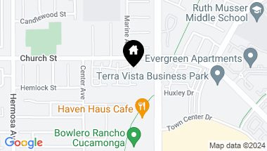 Map of 10375 Church St. 129, Rancho Cucamonga CA, 91730