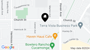 Map of 10375 Church Street 96, Rancho Cucamonga CA, 91730