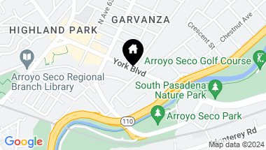 Map of 6456 York Boulevard, Highland Park CA, 90042