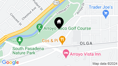 Map of 1012 Arroyo Drive 3, South Pasadena CA, 91030
